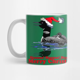 Merry Christmas Loon Mug